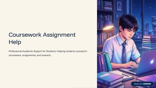 Coursework Assignment Help