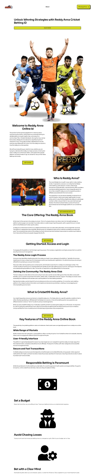 Get Reddy Anna ID for Cricket Betting and Online Games