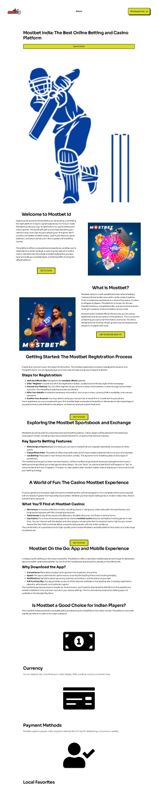 Join Mostbet for Sports Betting and Casino Games Today