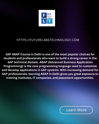 SAP ABAP Certification Course in Noida