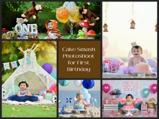 Cake Smash Photoshoot for First Birthday