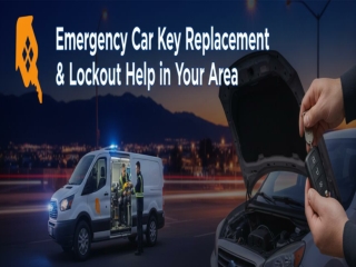 Emergency Car Key Replacement & Lockout Help in Your Area