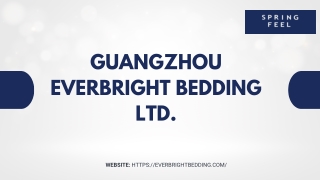 Mattress Manufacturing Company - Everbrightbedding.com