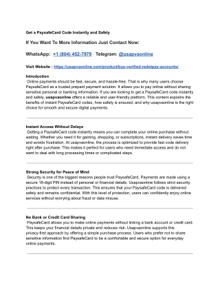 Get a PaysafeCard Code Instantly and Safely