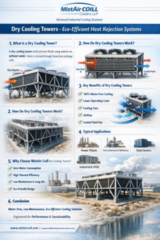 Dry Cooling Towers – Eco-Efficient, Water-Free Industrial Cooling