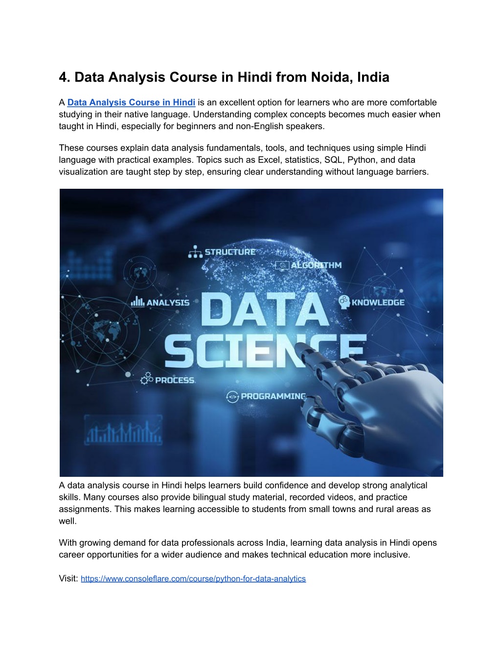 PPT - Data Analysis Course in Hindi from Noida, India PowerPoint ...