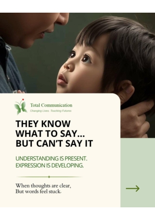 My child understands everything… but speaking feels hard