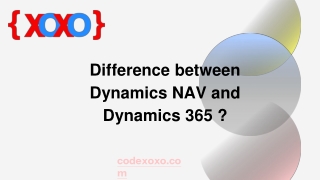 What is the difference between Dynamics NAV and Dynamics 365 ?