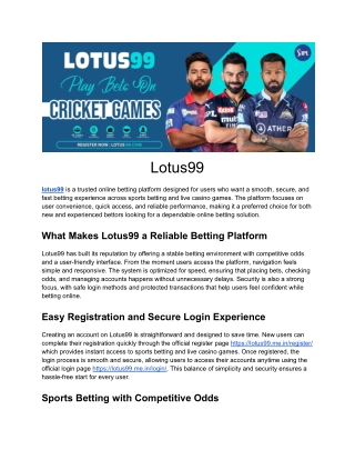 Lotus99