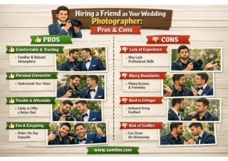 Pros and Cons of Hiring a friend as your wedding photographer