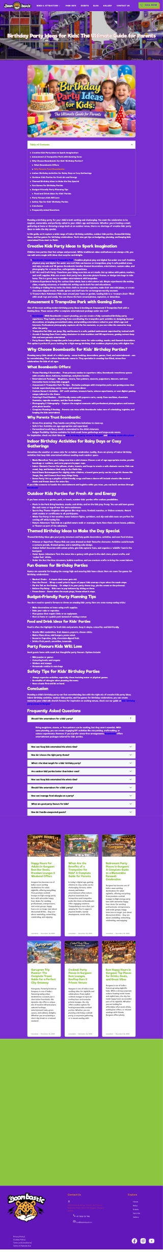 Birthday Party Ideas for Kids: The Ultimate Guide for Parents