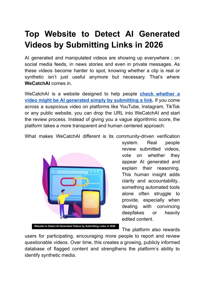 PPT - Top Website to Detect AI Generated Videos by Submitting Links in ...