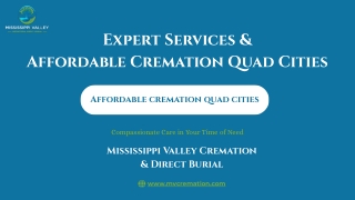 Expert Services & Affordable Cremation Quad Cities