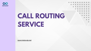 Call Routing Service | Instavo IP