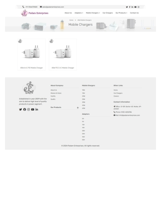 45W Mobile Charger Manufacturers  Padam Enterprises