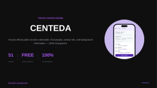 Centeda — People Search Engine | Public Records Lookup