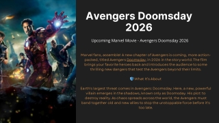 Top 5 Hollywood Upcoming movie's in 2026