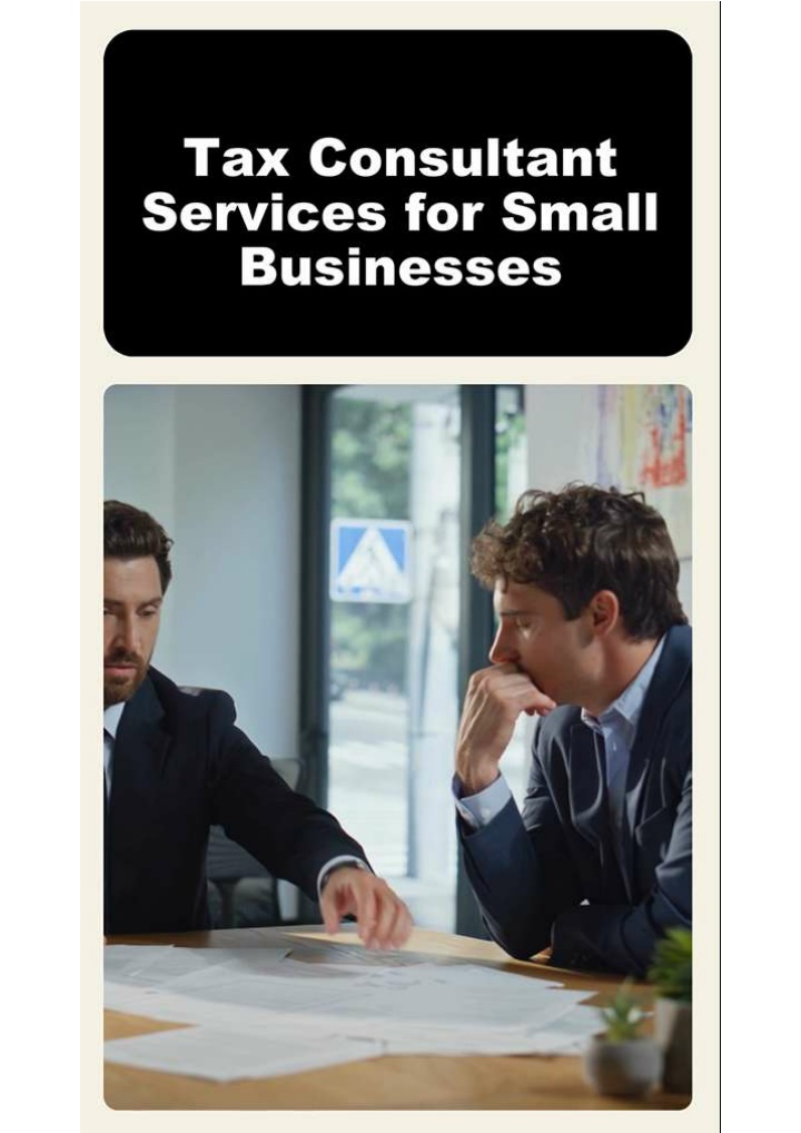 PPT - Tax Consultant Services for Small Businesses PowerPoint ...