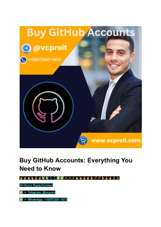 5.5 Best Sites to Buy GitHub Accounts in Bulk