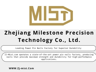 Leading Power Pin Nails Factory for Superior Durability