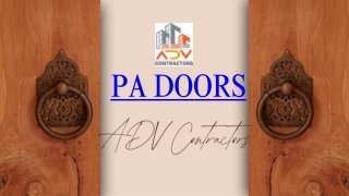 PA Doors London, UK