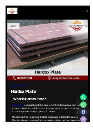 Hardox Plate (PPT)