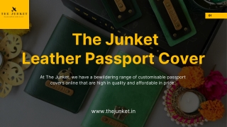 Premium Leather Passport Cover for Travel Protection