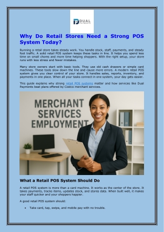 Why Do Retail Stores Need a Strong POS System Today