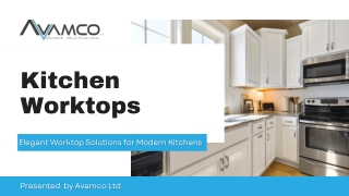 Elegant Worktop Solutions for Modern Kitchens