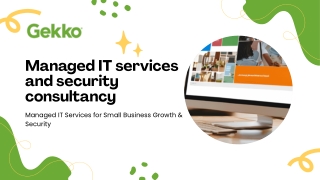 Managed IT Services for Small Business Growth & Security