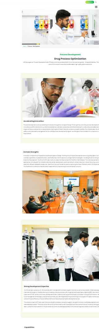 Process Development & Drug Process Optimization – Lupin Manufacturing Solutions