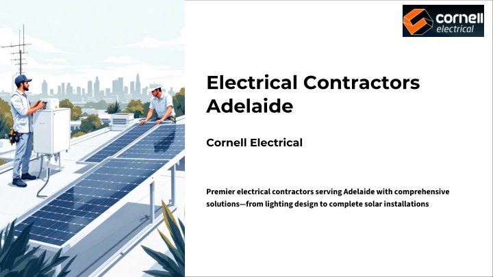 PPT - Electrical Work Done Right by Electrical Contractors in Adelaide ...