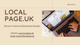 Free UK Business Directory  List Your Business Online - Local Page UK