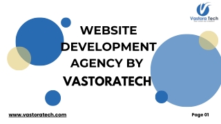 Website Development Solutions for Modern Businesses-Vastora Tech