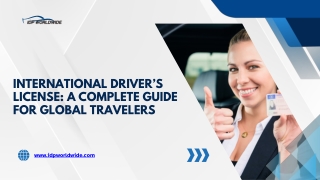 International Driver’s License A Complete Guide for Global Travelers
