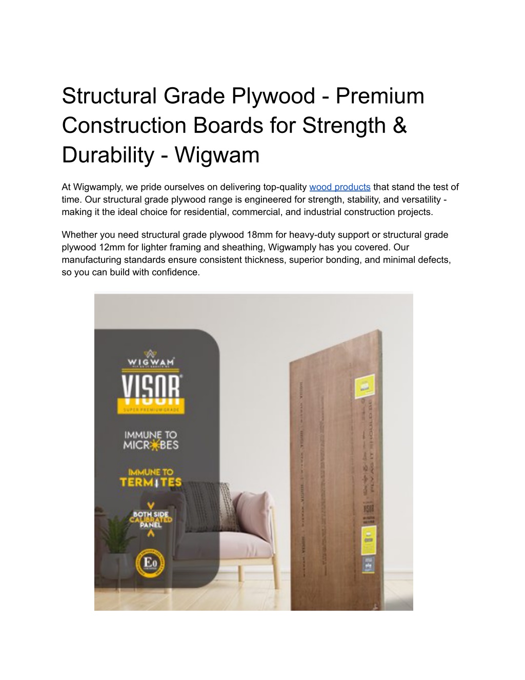 Structural Grade PPT - Structural Grade Plywood - Premium Construction Boards for ...