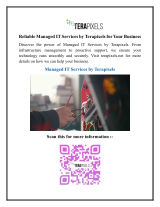 Reliable Managed IT Services by Terapixels for Your Business