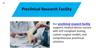Preclinical Research Facility