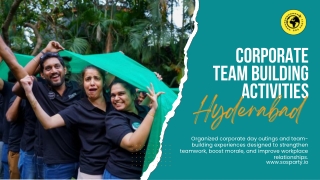 Corporate Team Building Activities in Hyderabad