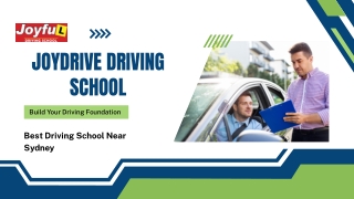 Safe and Structured Automatic Driving Lessons Sydney