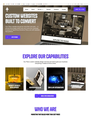 Affordable web design Plano