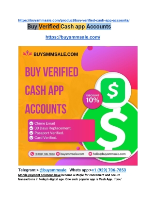 Best 3 Sites to Buy Verified Cash App Accounts in This Year by Do