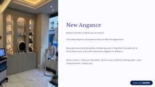 Cosmétiques Anti-Âge Premium & Soins Visage Haut de Gamme par New Angance