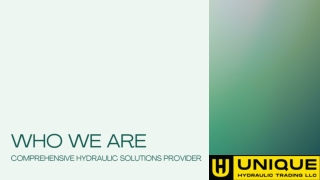 Our Expertise in Hydraulic Solutions hydraulic equipments expert in uae