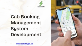 Cab Booking Management System Development
