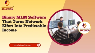 Binary MLM Engine Software for Smart Pairing & Predictable Income