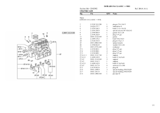 SAME dorado 56 classic Tractor Parts Catalogue Manual Instant Download (SN 9001 and up)