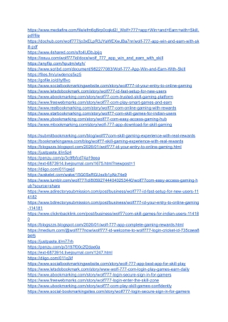 Wolf777 id Play Skill Games Confidently