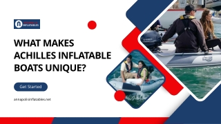 Why Achilles Inflatable Boats Stand Out