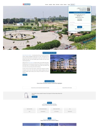 Buy Omaxe Metro City Plots Lucknow | Premium Residential Plots